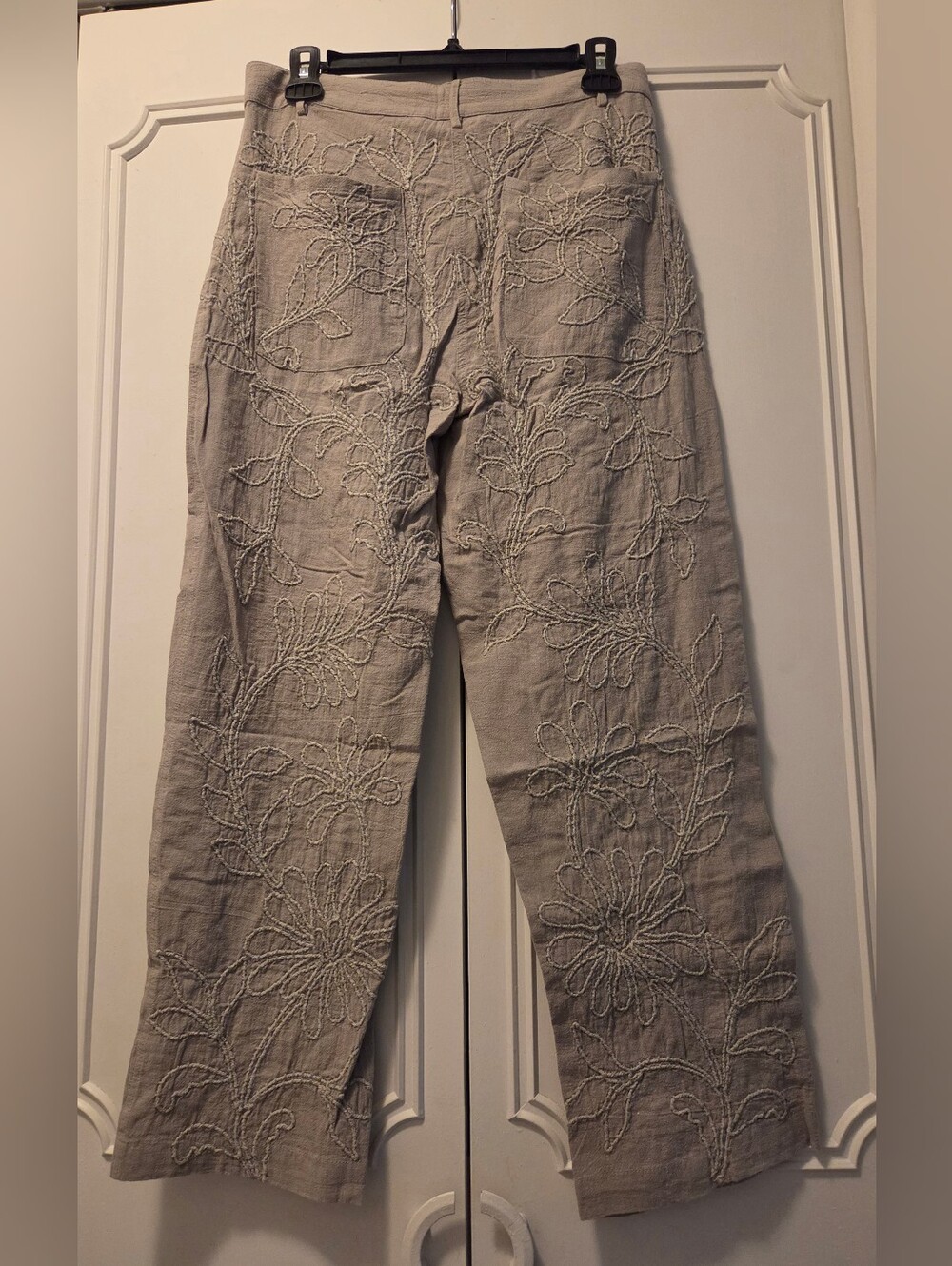Zara Grey-Beige Women’s Pants - Picture 2 of 8
